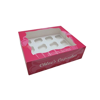 Smart food grade cake cupcake boxes window