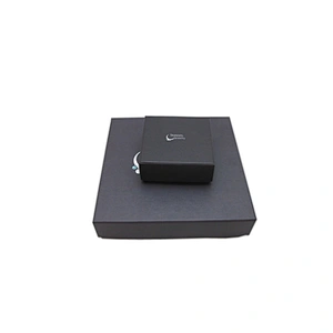 Small white jewelry box with foam
