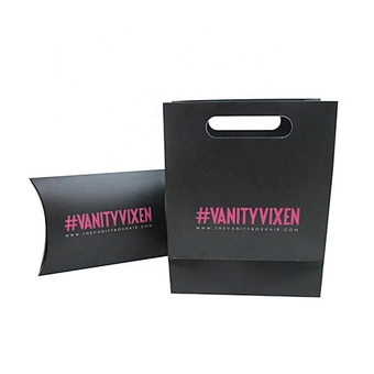 Wholesale Hair Extension Packaging Pillow Box And Bag