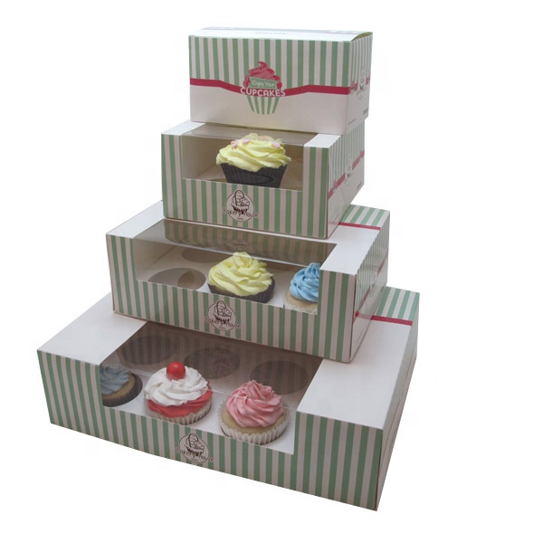 Custom Made High Quality Cupcake Box Wholesale
