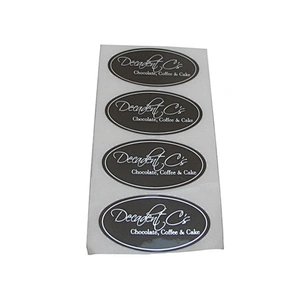 custom logo printing adhesive label sticker
