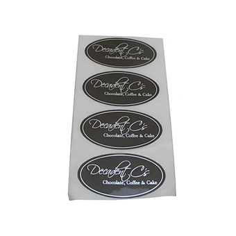 custom logo printing adhesive label sticker
