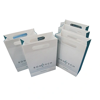 Custom Printed Paper Shopping Bag With Handle Packaging