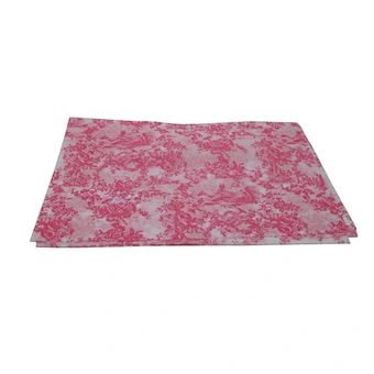 Pink flower 17gsm gift tissue paper