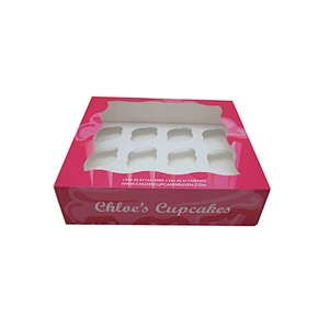 Smart food grade cake cupcake boxes window