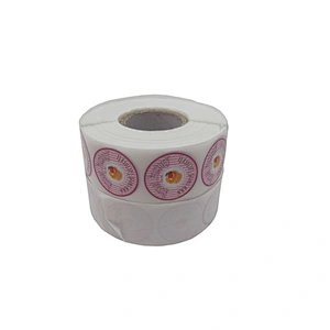 custom logo printing adhesive label sticker