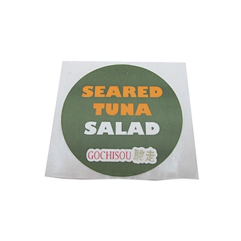 full color printing round paper label sticker