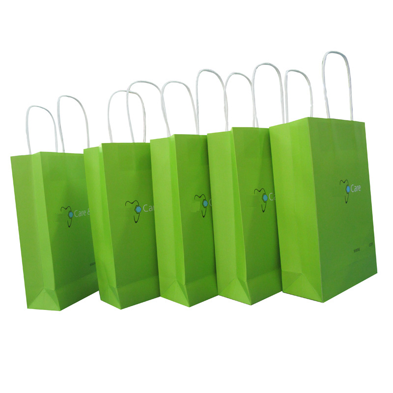Custom new design food craft paper packaging bag