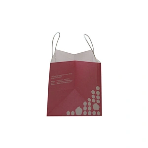 Pink cupcake box and bag