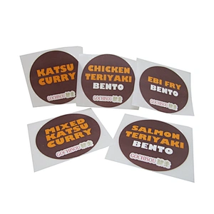 full color printing round paper label sticker