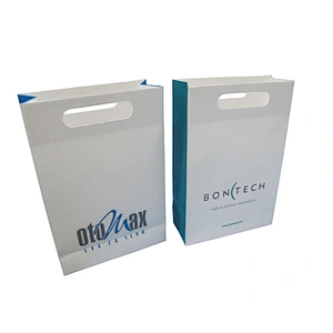 Custom Printed Paper Shopping Bag With Handle Packaging