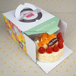 Custom clear pastry boxes wholesale