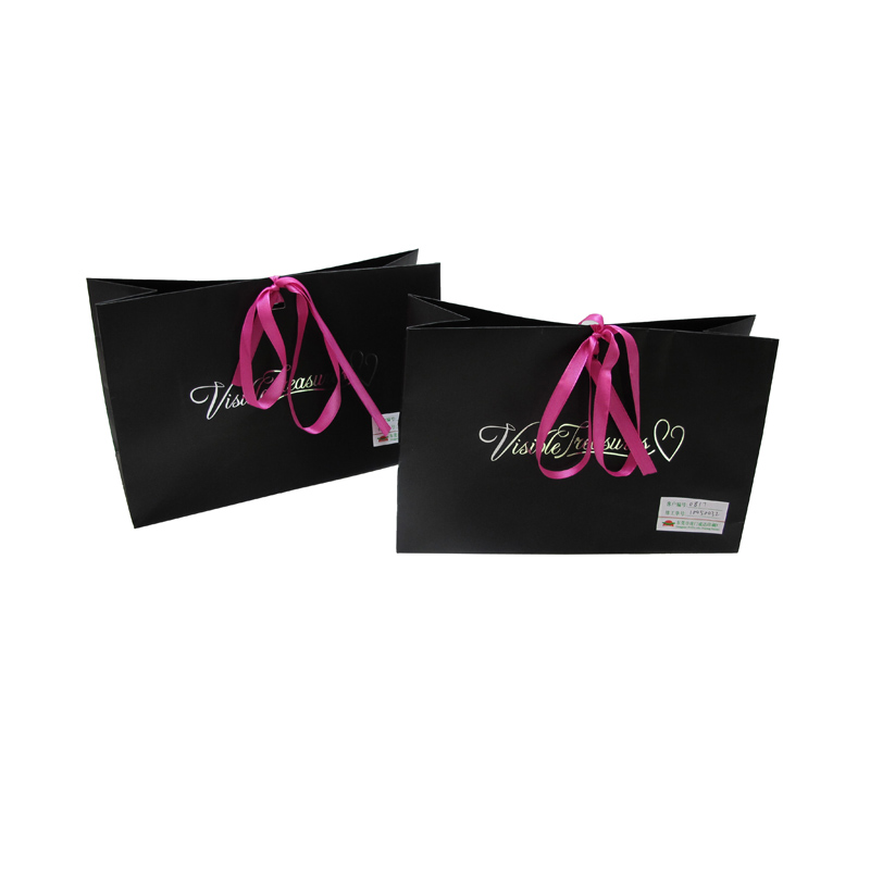 Hot sale logo printing paper bag for clothes