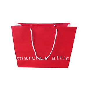 Custom printed recycled eco-friendly paper bag for clothes