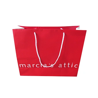 Custom printed recycled eco-friendly paper bag for clothes
