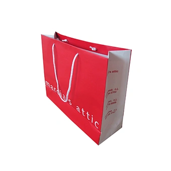 Custom printed recycled eco-friendly paper bag for clothes