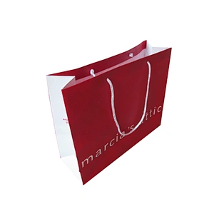 Custom printed recycled eco-friendly paper bag for clothes