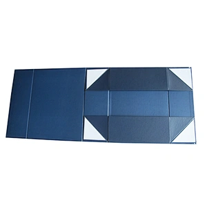 Automatic Foldable Paper Box with Magnets Close