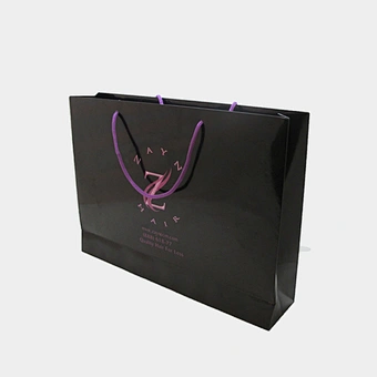 Hair extensions packaging bag and box