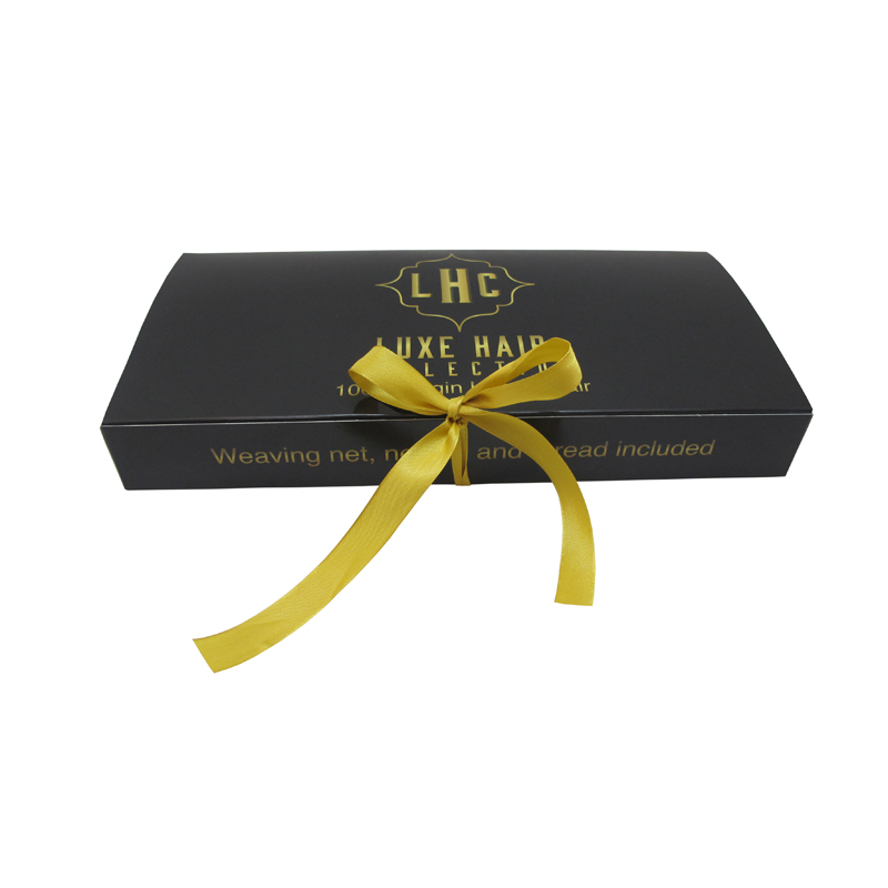 Custom hair extension weave packaging box