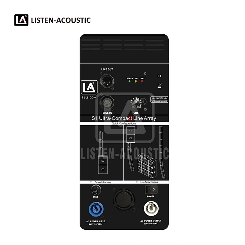 Integrated Amp Kit RMS 500W Class D Amplifier S1-210DM Amp