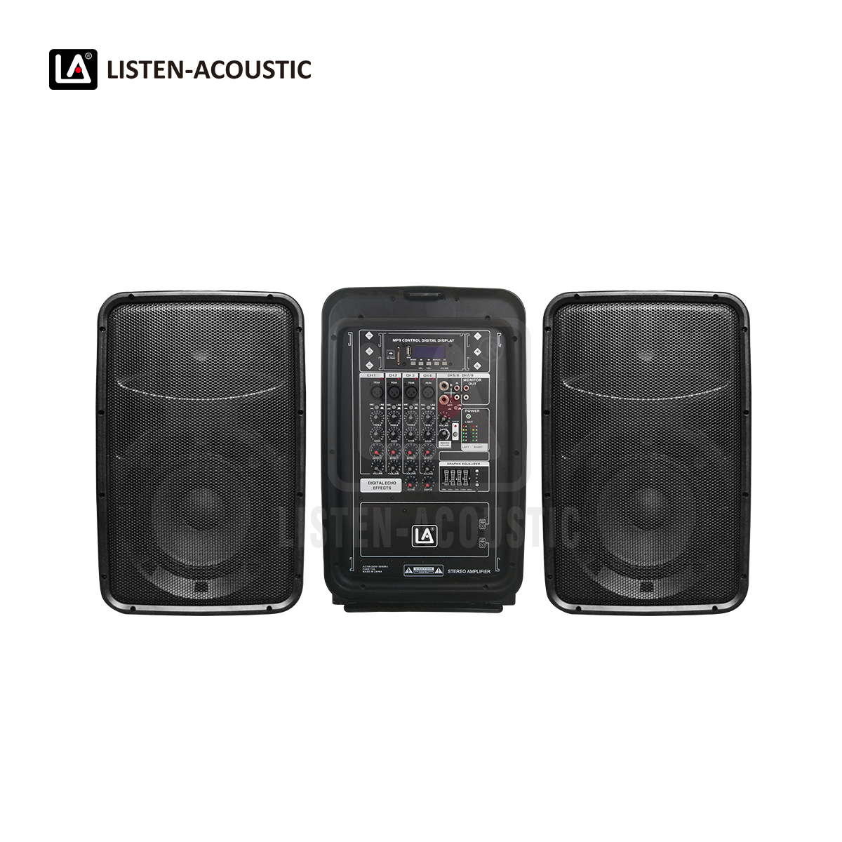 MPEN-08 Dual 8 Inch All-In-One Portable PA System