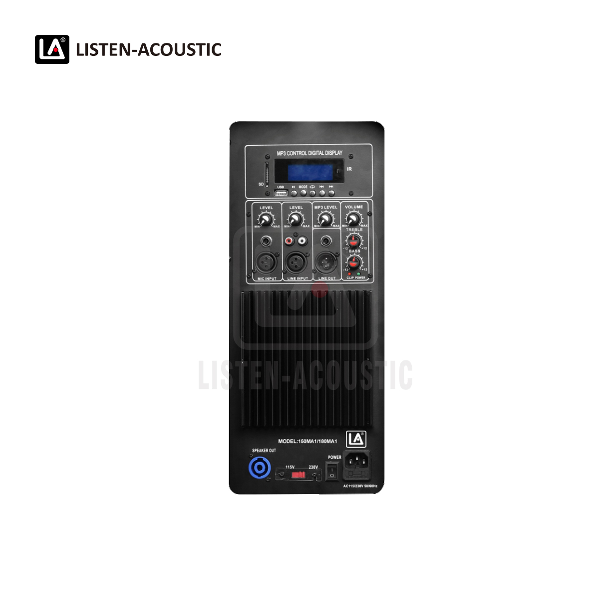 Class-AB Mono Amp RMS 150W for 12