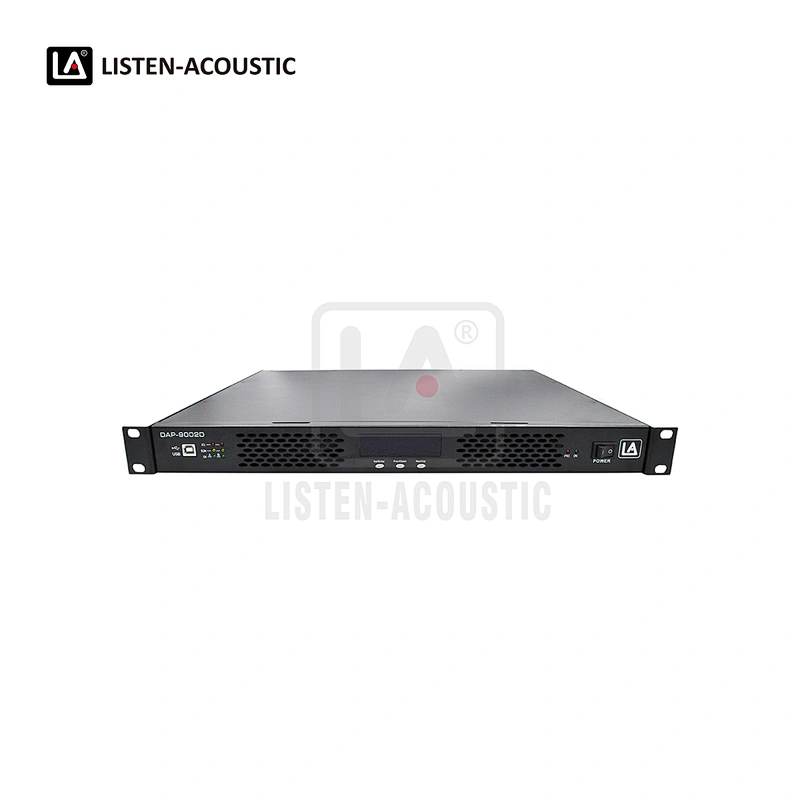 Class D 1U Rack Amplifier with DSP