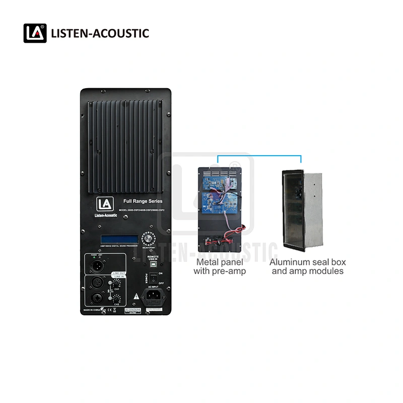 Class-AB BI Amp RMS 450W+100W for 12