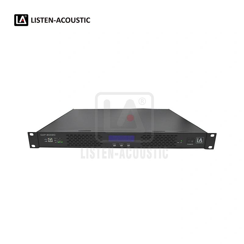 Class D 1U Rack Amplifier with DSP