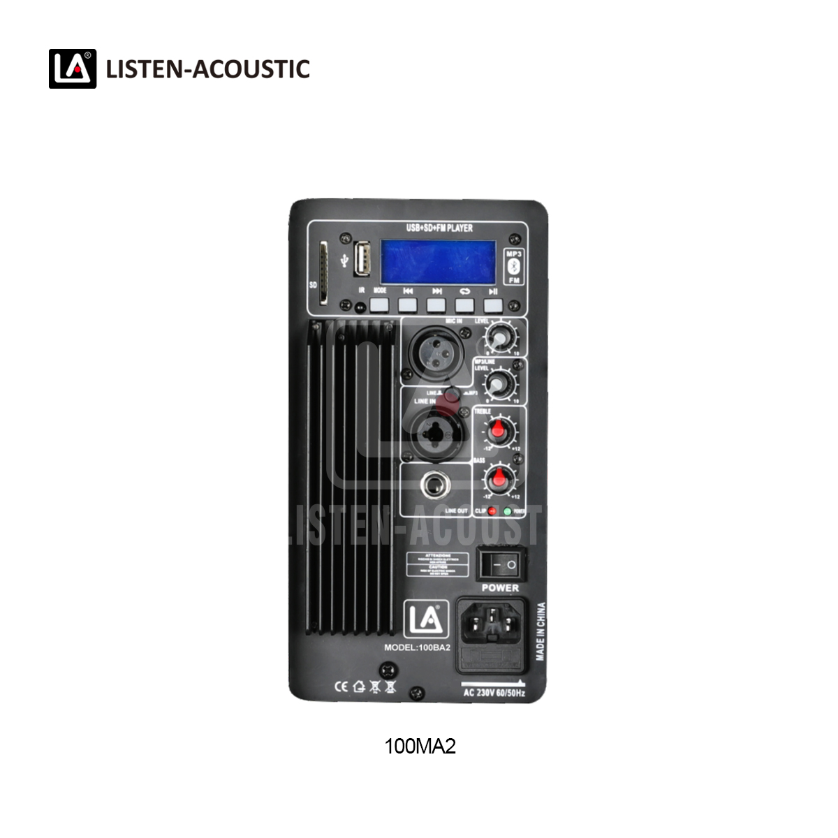 Integrated Amp Kit RMS 100W Class AB Mono Amplifier 100MA2 Amp