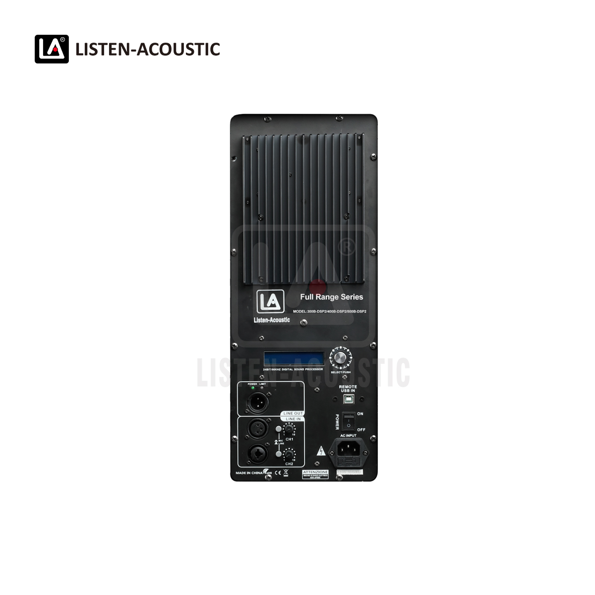 Class-AB BI Amp RMS 450W+100W for 12