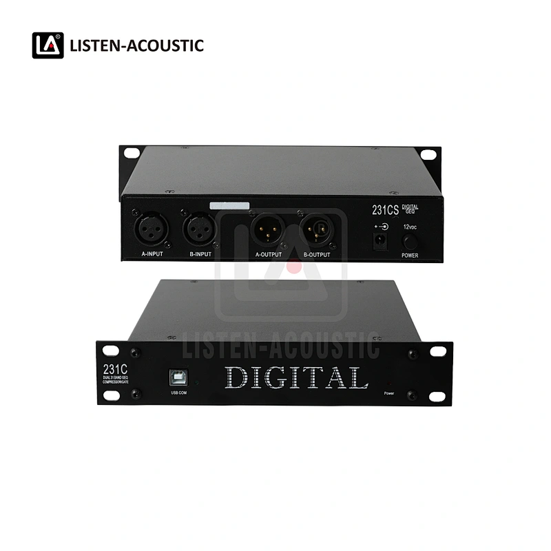 Dual 31-BandDigital Graphic Equalizer/limiter