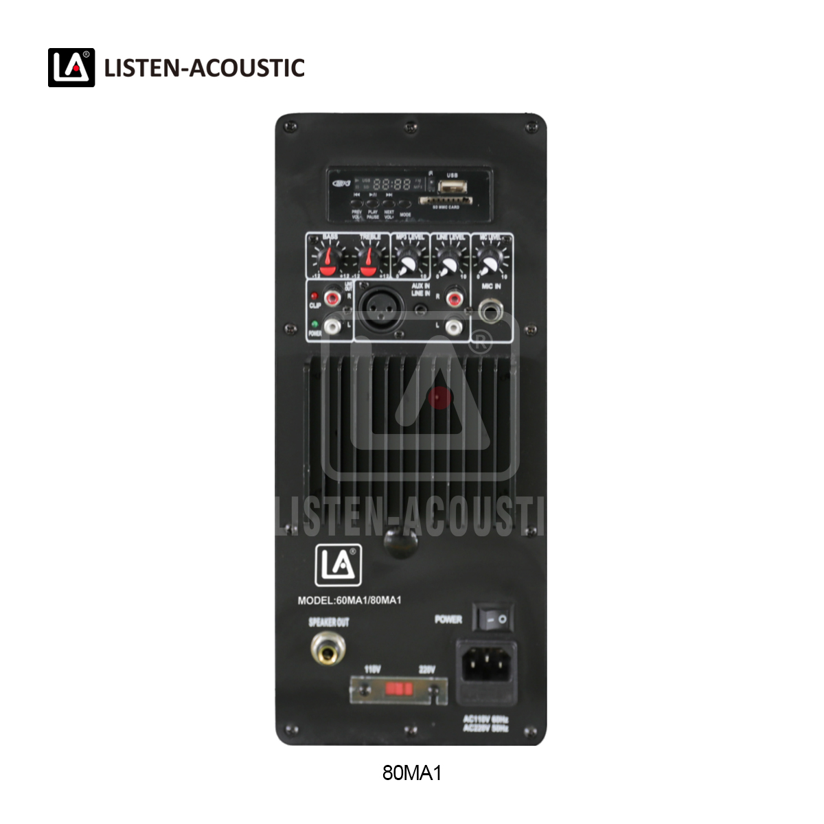 Integrated Amp Kit RMS 80W Class AB Mono Amplifier 80MA1 Amp