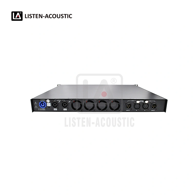 Class D 1U Rack Amplifier with DSP