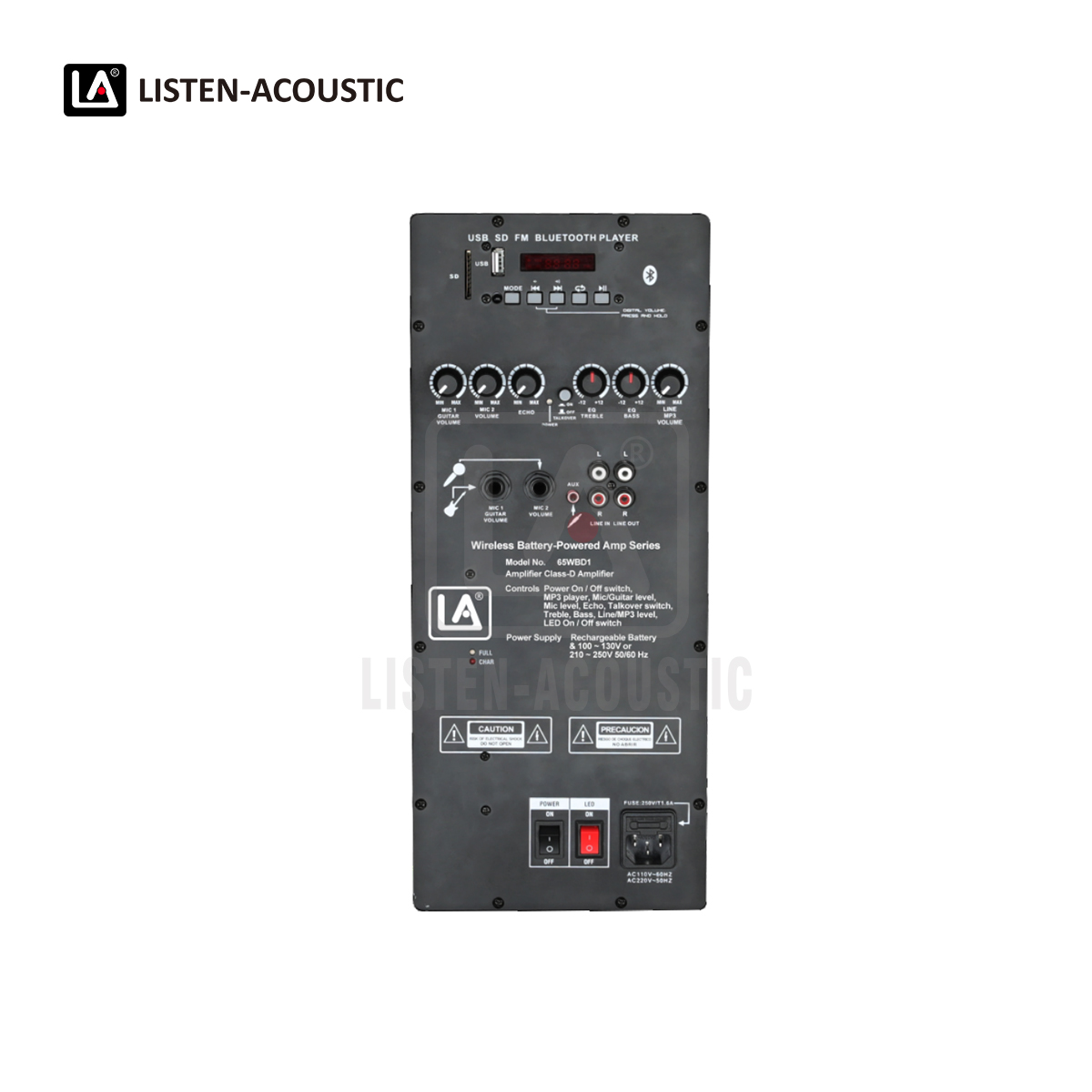 RMS 65W Class-D Amplifier 65WBD1