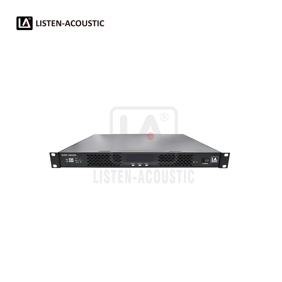 Class D 1U Rack Amplifier with DSP