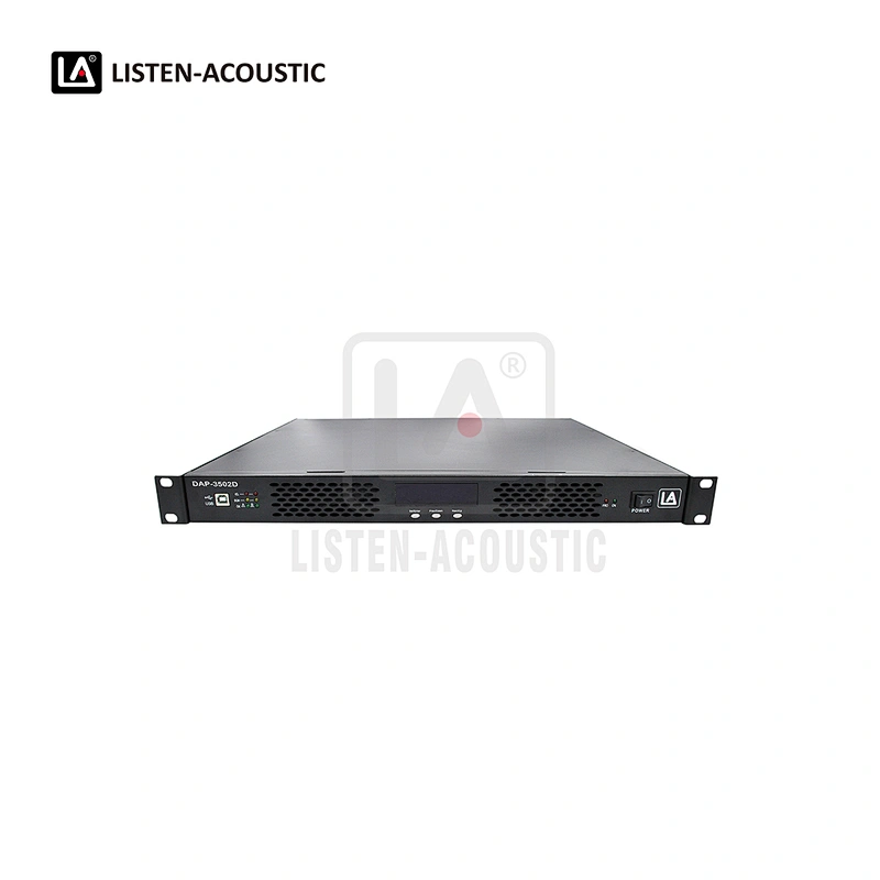 Class D 1U Rack Amplifier with DSP