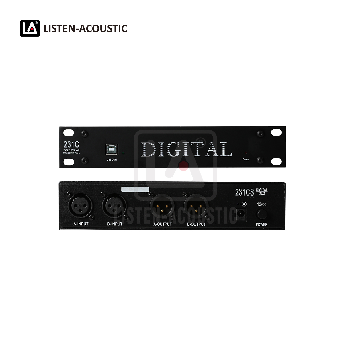 Dual 31-BandDigital Graphic Equalizer/limiter