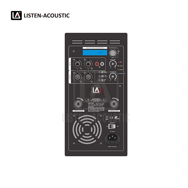 Combo 2.1 Class-D Amp RMS 900W with onboard DSP 9002.1-DSP2