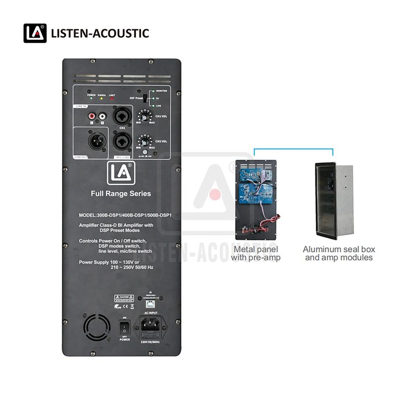 Integrated Amp Kit  Class D Amplifier with Optional RMS300-500W