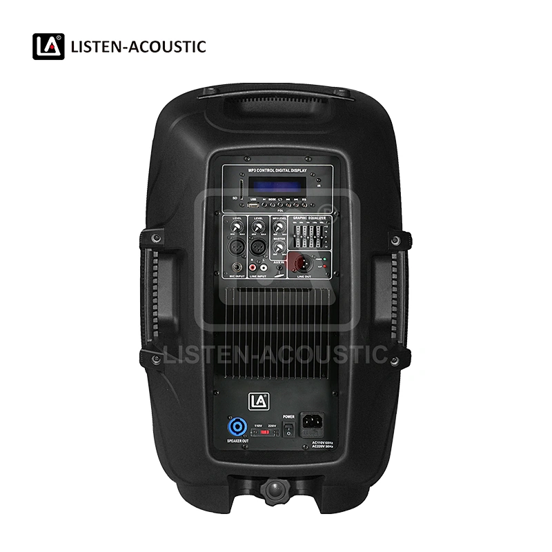PEQ-12A-Active PA Speaker With Class-AB Mono Amplifier