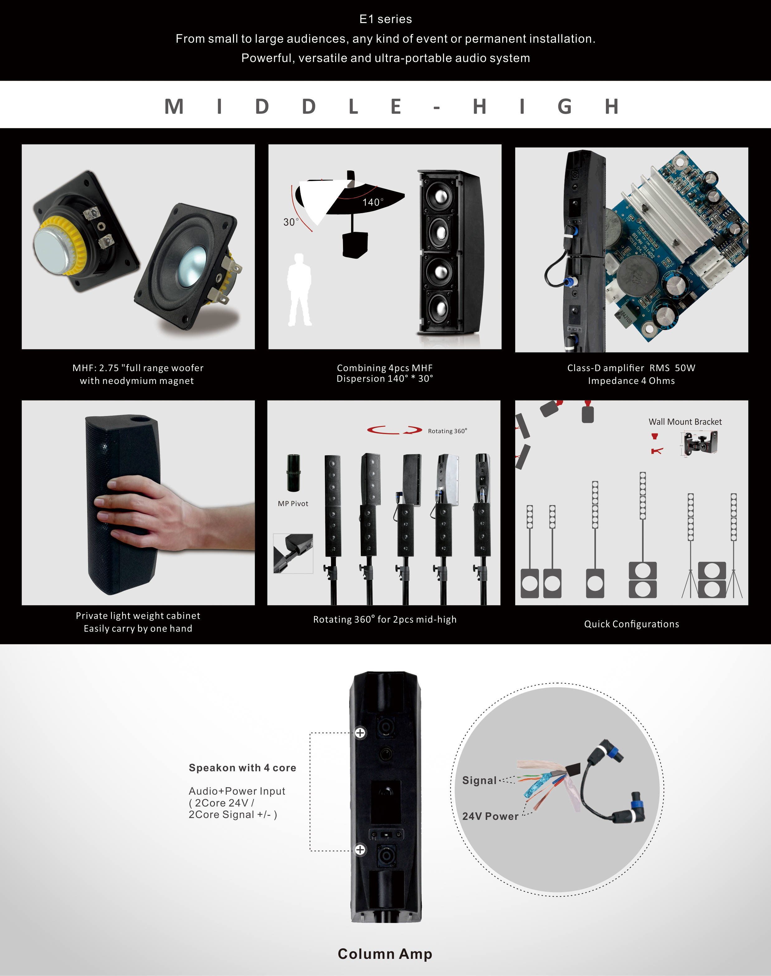 Professional Speakers,Portable PA System,Professional Loudspeakers