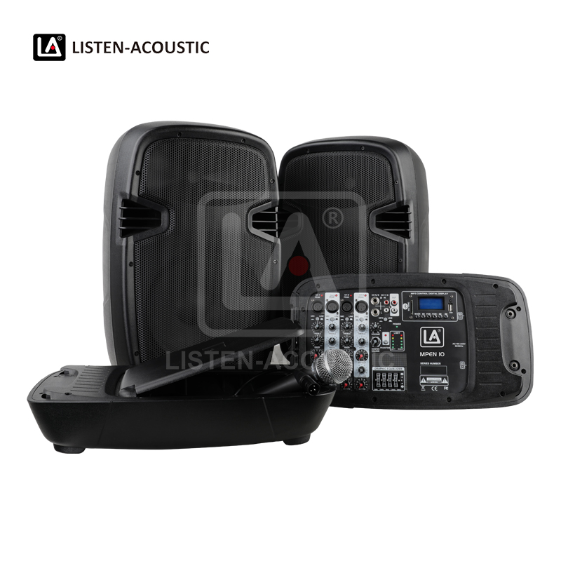 MPEN-10 Dual 10 Inch All-In-One Portable PA System