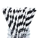 White paper straws