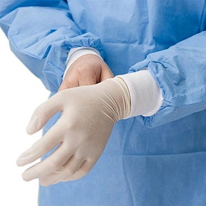 Medical Protective Clothing Waterproof Disposable PP Isolation Surgical Gowns