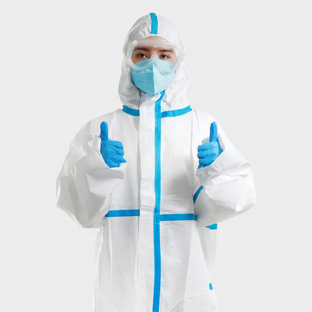 Medical Safety Isolation Suit Disposable Protective Clothing for ICU
