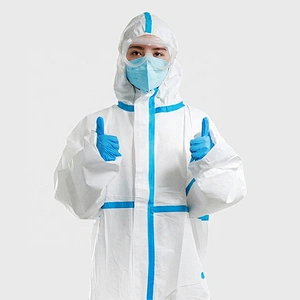 Medical Safety Isolation Suit Disposable Protective Clothing for ICU