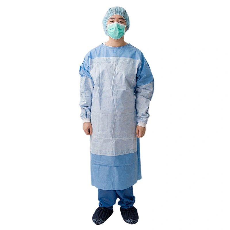 Medical Protective Clothing Waterproof Disposable PP Isolation Surgical Gowns