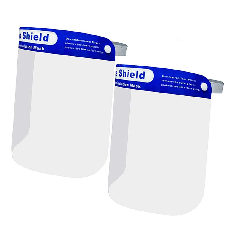 Hot Anti-Virus Pet Film Disposable Safety Protective Transparent Full Face Shield for Sale